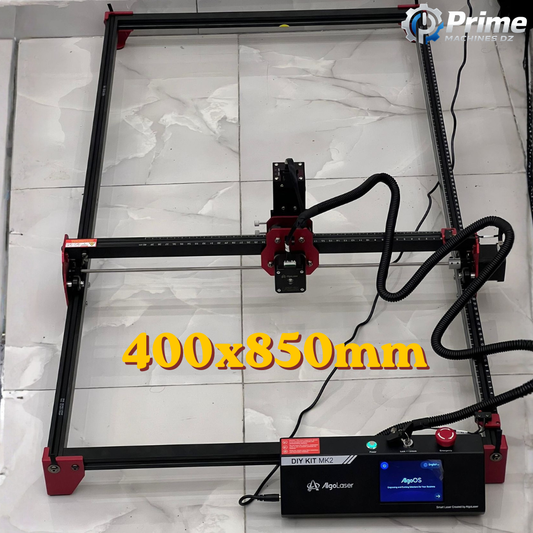 Graveuse & Découpeuse Laser CNC AlgoLaser DIY KIT MK2 5W – Écran intégré – 400 × 850 mm